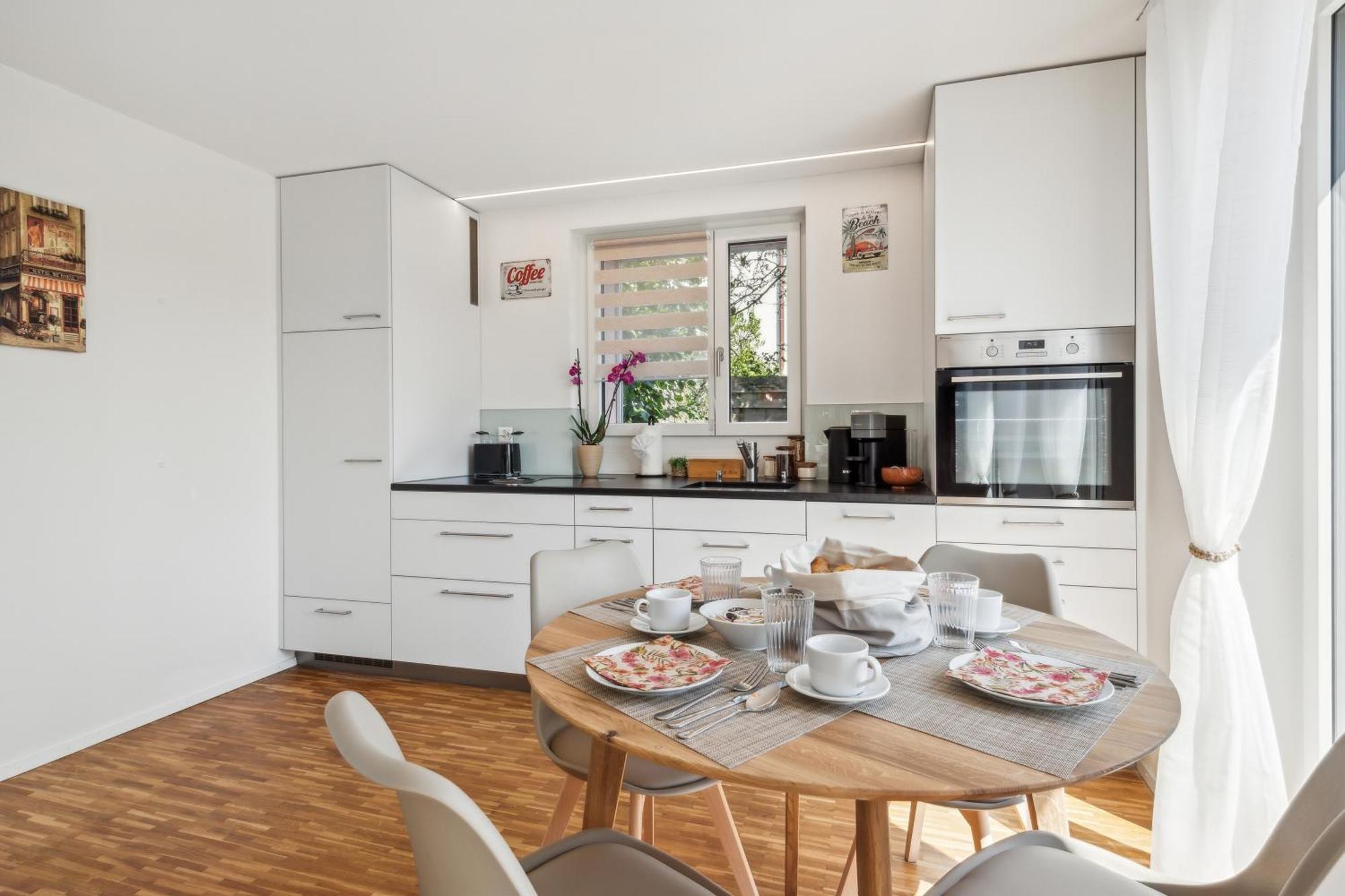 Business I Family Apartment I 1-4 Personen - Aare Blick, Nahe Altstadt I Beamer - 99" Leinwand I Terrassen Lounge Und Parkplatz Brugg  Exterior photo