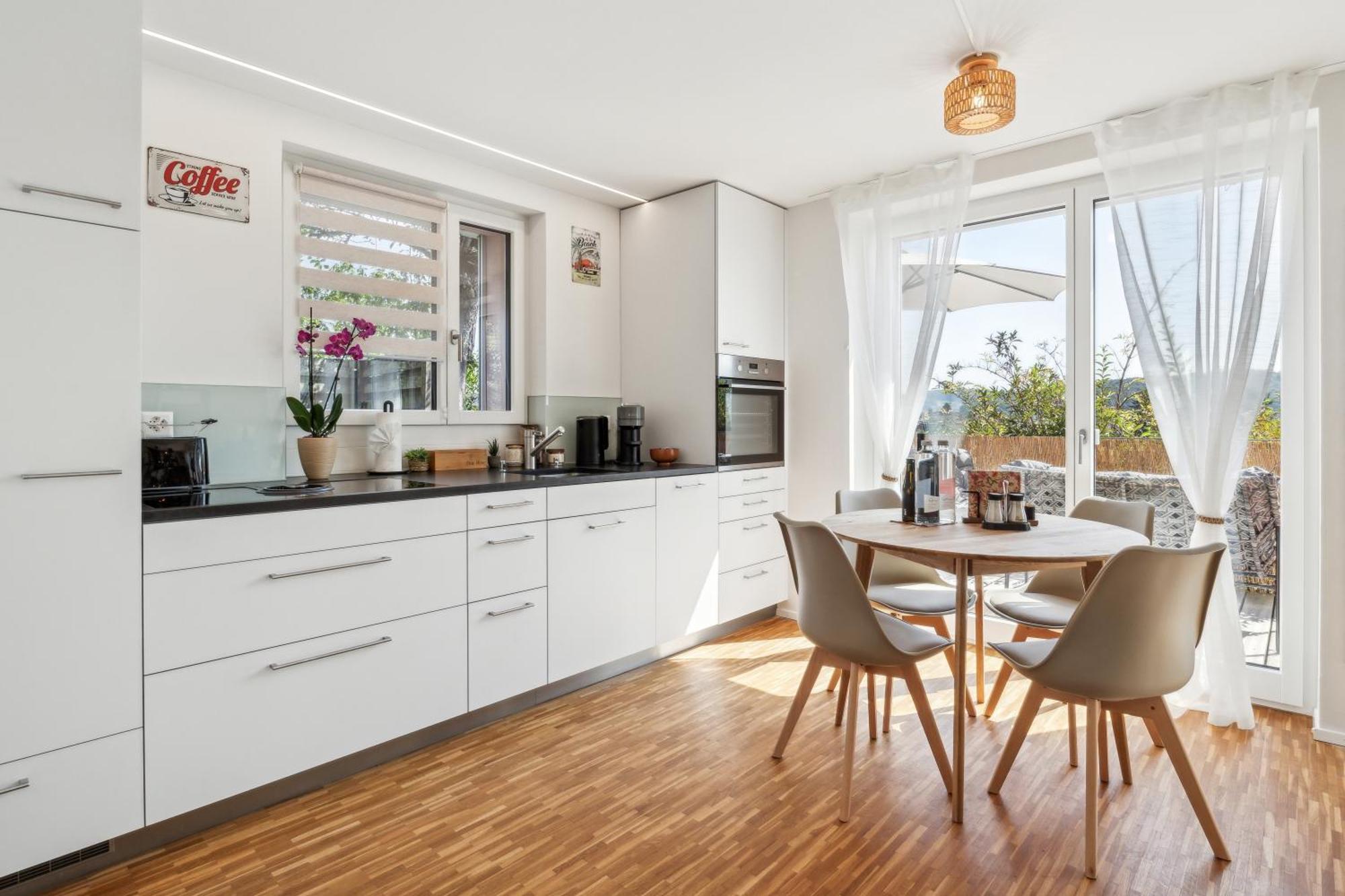 Business I Family Apartment I 1-4 Personen - Aare Blick, Nahe Altstadt I Beamer - 99" Leinwand I Terrassen Lounge Und Parkplatz Brugg  Exterior photo